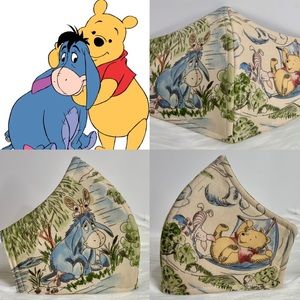 Disney Winnie the Pooh and Eeyore Adult face Mask